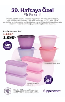 Tupperware Pratik Saklama Seti 8 Parça Görseldeki Ürünler Çok Renkli Tupperware Pratik Saklama Seti 8 Parça Görseldeki Ürünler Çok Renkli