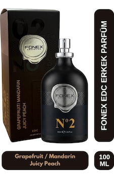 Fonex No:2 Edc Erkek Parfüm 100 Ml Grapefruit & Mandarin Juicy Peach Amber Çiçeksi Fonex No:2 Edc Erkek Parfüm 100 Ml Grapefruit & Mandarin Juicy Peach Amber Çiçeksi