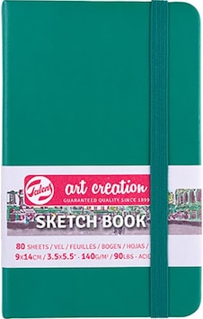 Talens Art Creation Sketch Book 9x14 CM 140g 80 Yaprak Forest Gree Talens Art Creation Sketch Book 9x14 CM 140g 80 Yaprak Forest Gree