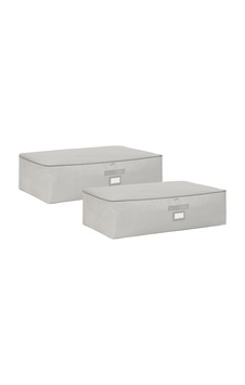 Ocean Home Textile 2'li Mega Boy Gri Balıksırtı Baza Altı Hurç Set 74 X 46 X 22 Cm Altın Ocean Home Textile 2'li Mega Boy Gri Balıksırtı Baza Altı Hurç Set 74 X 46 X 22 Cm Altın