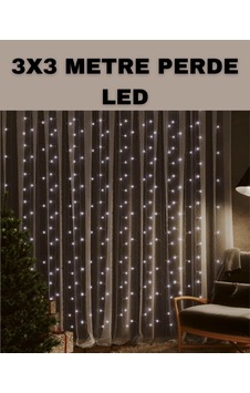 3x3 Led Şelale Perde Işık Kutlama Ve Dekor Aydınlatması 3x3 Led Şelale Perde Işık Kutlama Ve Dekor Aydınlatması