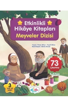 Etkinlikli Hikaye Kitapları Seti - Meyveler Dizisi - 4 Kitap Takım - Cüneyt Dal - Akide Şekeri Yayınları Etkinlikli Hikaye Kitapları Seti - Meyveler Dizisi - 4 Kitap Takım - Cüneyt Dal - Akide Şekeri Yayınları