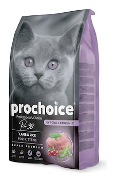 Pro Choice Pro 38 Kitten Kuzu Etli ve Pirinçli Yavru Kedi Maması 2 KG
