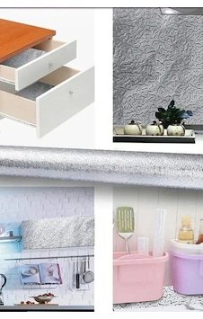 Mutfak Tezgah Üstü Çekmece Içi Folyo Kaplama Gümüş Yapışkanlı 2 Metre X 40 Cm Kolay Silinir Mutfak Tezgah Üstü Çekmece Içi Folyo Kaplama Gümüş Yapışkanlı 2 Metre X 40 Cm Kolay Silinir