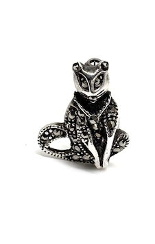 Oya Silver Markazit Işıltı Kedi Broş-broş İğnesi Kms122 Beyaz Oya Silver Markazit Işıltı Kedi Broş-broş İğnesi Kms122 Beyaz