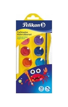 Pelikan 12 Renk Sulu Boya Küçük Boy Pelikan 12 Renk Sulu Boya Küçük Boy