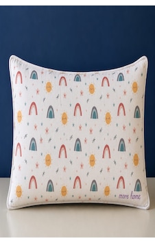 More Home Müslin Bebek Yastık Kılıfı Kapaklı 35x45 Güneş Gök Kuşağı Çok Renkli More Home Müslin Bebek Yastık Kılıfı Kapaklı 35x45 Güneş Gök Kuşağı Çok Renkli