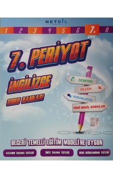 Bilfen Netbil 7.Sınıf Gri Periyot İngilizce Soru Bankası