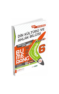Günay Yayınları 6. Sınıf Bumerang Din Kültürü Akıllı Defter Kitab Günay Yayınları 6. Sınıf Bumerang Din Kültürü Akıllı Defter Kitab
