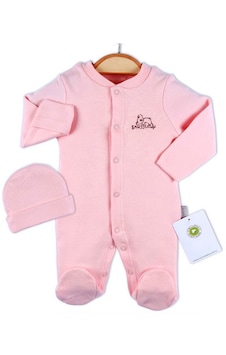 Ciccim Baby Prematüre Bebek Şapkalı Tulum 4744 Pembe