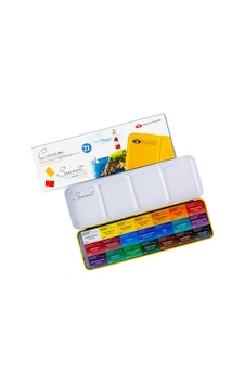 Hobi-Marketart St. Petersburg Sonnet Tam Tablet Suluboya Seti 21 Renk Metal Kutu - 440401755
