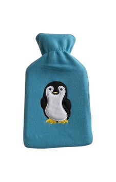 Mavi Penguen Figürlü Polarlı Sıcak Su Torbası Çok Renkli