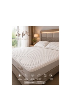 Konfor Pamuklu Opulent Takım Fitted Sıvı Geçirmez Ses Yapmayan,terletmeyen Kapitoneli Koruyucu Yatak Pedi Özellikli Alez Takımı Yatak Alezi+2 Yastık Alezli Beyaz - 936667366 Beyaz Konfor Pamuklu Opulent Takım Fitted Sıvı Geçirmez Ses Yapmayan,terletmeyen Kapitoneli Koruyucu Yatak Pedi Özellikli Alez Takımı Yatak Alezi+2 Yastık Alezli Beyaz - 936667366 Beyaz