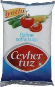 Cevher Rafine İyotlu Sofra Tuzu 1500 G Cevher Rafine İyotlu Sofra Tuzu 1500 G