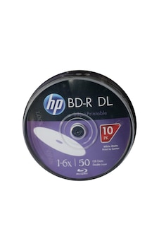 Hp Blu-Ray Bd-R 6X 50Gb 10Lu Cake Box Prıntable Baskı Yapılabilir Blu-Ray Dvd