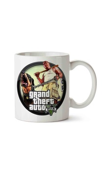 Grand Theft Auto Porselen Kupa Bardak Beyaz Grand Theft Auto Porselen Kupa Bardak Beyaz