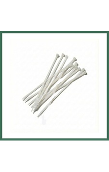 En-cag Kablo Bağı Kelepçe Cırt 4,8x400mm 10'lu Beyaz Bss Standart En-cag Kablo Bağı Kelepçe Cırt 4,8x400mm 10'lu Beyaz Bss Standart