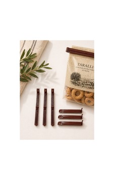 Paket / Poşet Klipsi 6 Lı Set Dayanlıklı 3d Bordo
