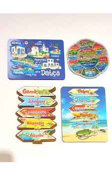 Monalisa Home 4 Adet Farklı Model Desenli Renkli Kültürel Mıknatıslı Magnet Monalisa Home 4 Adet Farklı Model Desenli Renkli Kültürel Mıknatıslı Magnet