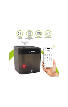 Northcity Akıllı Kedi Köpek Su Şelalesi: Otomatik Su Sebili, Wifi Uv Temizleme Ve 2,2 Lt Siyah