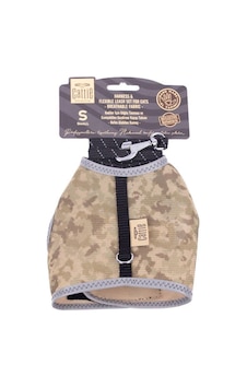 Cattie Havalı Dokuma Kedi Göğüs & Gezdirme Takımı Kamuflaj Small 1x20-30 Cm Cattie Havalı Dokuma Kedi Göğüs & Gezdirme Takımı Kamuflaj Small 1x20-30 Cm