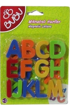 Bubu Mıknatıslı Harf 26 Parça Bubu00082 Beyaz