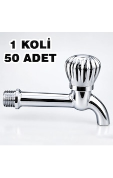 Uzun Musluk Aç-kapa 50 Adet Çok Renkli