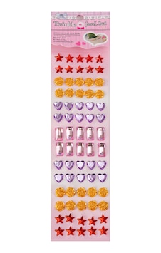 Twinkle Jewel Seal 70'li 3d Yıldız, Gül, Kalp Ve Baget Kristal Taş Seti