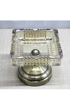 Metal Ayaklı Cam Küllük Alk4878