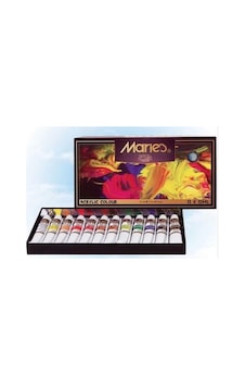 Maries Akrilik Boya Seti 12 Renk X 12 Ml  812B