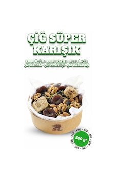Çiğ Süper Karışık Kuruyemiş 500 Gr - Diyet Ara Öğün Ceviz, Badem, İncir, Kayısı, Üzüm, Kabak Çekirdeği 500 G Çiğ Süper Karışık Kuruyemiş 500 Gr - Diyet Ara Öğün Ceviz, Badem, İncir, Kayısı, Üzüm, Kabak Çekirdeği 500 G