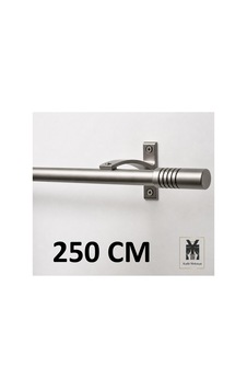 İnox Füme Alüminyum Tek Kanallı Rustik - Dekoratif Rustik İnox250cm - 891566114 İnox250cm