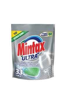 Mintax Ultra Bulaşık Makinesi Deterjanı 33 Tablet Mintax Ultra Bulaşık Makinesi Deterjanı 33 Tablet