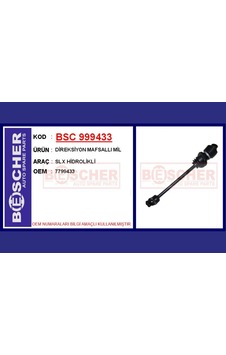 Direksiyon - 453 - Mafsallı Mil - Dpmıx-hb - Slx Hidrolikli