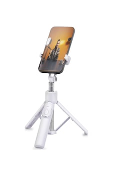 Telefon Tripodu Ve Selfie Çubuğu Seti Bluetooth 4.0 Kumandalı - Beyaz Nd1031 Telefon Tripodu Ve Selfie Çubuğu Seti Bluetooth 4.0 Kumandalı - Beyaz Nd1031