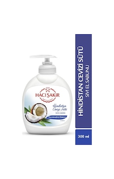 Hacı Şakir Hindistan Cevizi Sıvı Sabun 300 ML Hacı Şakir Hindistan Cevizi Sıvı Sabun 300 ML