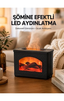 Hava Nemlendiriciler Aromaterapi Destekli Ultrasonik Nemlendirici Usb Bağlantılı Sessiz Model