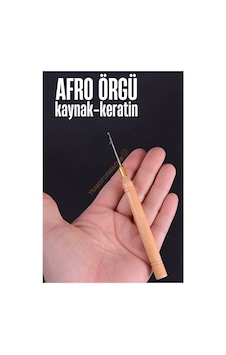 Afro Örgü İğnesi Saç Kaynak Keratin Tığı 721419 Siyah Afro Örgü İğnesi Saç Kaynak Keratin Tığı 721419 Siyah