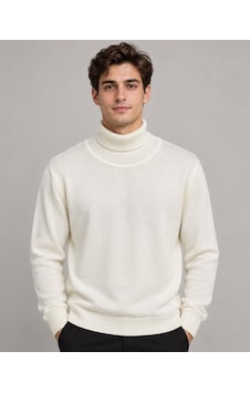 Classics Men Huffa Erkek Slim Fit Boğazlı Erkek Triko 7430 Ekru Classics Men Huffa Erkek Slim Fit Boğazlı Erkek Triko 7430 Ekru