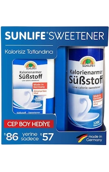 Sunlife Tatlandırıcı 1200 Tablet 300 Tablet - Sunlife Tatlandırıcı 1200 Tablet 300 Tablet -