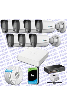 Provzen Ttec Hikvision 7 Kameralı Ip Full Hd Mikrofonlu Güvenlik Kamerası Provzen Ttec Hikvision 7 Kameralı Ip Full Hd Mikrofonlu Güvenlik Kamerası