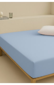 Tek Kişilik Pamuklu Lastikli Çarşaf Mavi 100x200 Tek Kişilik Pamuklu Lastikli Çarşaf Mavi 100x200