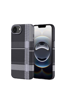 Apple iPhone Uyumlu 17e Kılıf Ultra İnce Karbon Tasarımlı Ve Magsafeli Cabix Premium Kapak Gri-Siyah Apple iPhone Uyumlu 17e Kılıf Ultra İnce Karbon Tasarımlı Ve Magsafeli Cabix Premium Kapak Gri-Siyah