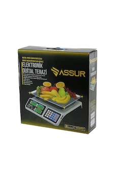 Büyük Dijital Karpuz Terazi Tartı 40kg/2gr 7 Hafızası Fiş Şarjlı Acs-809t 4741