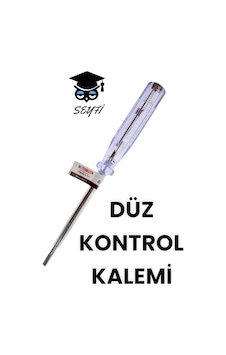 Düz Kontrol Kalemi 1 Adet