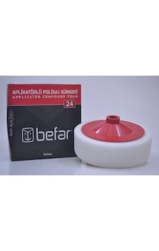 Befar Aplikatörlü Polisaj Süngeri Beyaz 150x45mm O24012 Befar Aplikatörlü Polisaj Süngeri Beyaz 150x45mm O24012