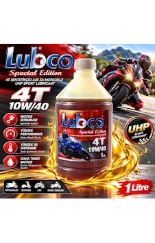 Lubco 10W-40 4t Semi Sentetik Motosiklet Yağı 1 L 1 L Lubco 10W-40 4t Semi Sentetik Motosiklet Yağı 1 L 1 L