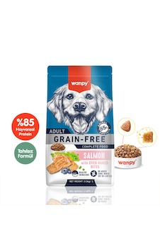 Wanpy Tahılsız Somonlu Yetişkin Köpek Maması 1,5 Kg Wanpy Tahılsız Somonlu Yetişkin Köpek Maması 1,5 Kg