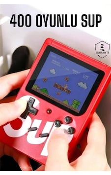 Tnabilir - 136 - El Atarisi Sup 400 Oyunlu Mini - Muratech - Oyun Konsolu Tnabilir - 136 - El Atarisi Sup 400 Oyunlu Mini - Muratech - Oyun Konsolu