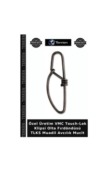 Özel Üretim Vmc Touch-lok Klipsi Olta Fırdöndüsü Tlks Muadil Avcılık Mucit No:4 - 7lı Özel Üretim Vmc Touch-lok Klipsi Olta Fırdöndüsü Tlks Muadil Avcılık Mucit No:4 - 7lı